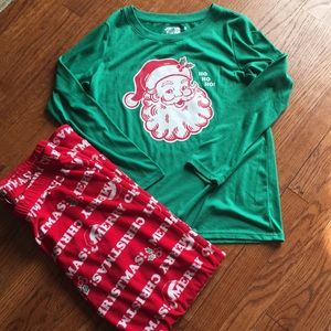 Santa pajama 2 pieces size 16